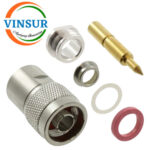 11111027 -- RF CONNECTOR - 50OHMS , N MALE , STRAIGHT , CLAMP TYPE , LMR-400 CABLE - Image 4