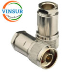11111027 -- RF CONNECTOR - 50OHMS , N MALE , STRAIGHT , CLAMP TYPE , LMR-400 CABLE