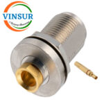 1112123E -- RF CONNECTOR - 50OHMS , N FEMALE , STRAIGHT , BULKHEAD REAR MOUNT , SOLDER TYPE , RG401 (0.250 INCH)  CABLE - Image 2