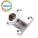 1112143C -- RF CONNECTOR - 50OHMS , N FEMALE , STRAIGHT ,4-HOLE FLANGE, SOLDER TYPE , RG405 CABLE - Image 3