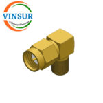 11512016 -- RF CONNECTOR -- 50 OHMS , SMA MALE , RIGHT ANGLE , CRIMP TYPE , LMR-240 CABLE - Image 2