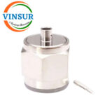 VSW-1111103D -- RF CONNECTOR - 50OHMS ,N MALE , STRAIGHT , SOLDER TYPE , RG402 (0.141 INCH)  CABLE