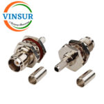 11221216 -- RF CONNECTOR - 50 OHMS , TNC  FEMALE , STRAIGHT , BULK HEAD REARMOUNT, CRIMP TYPE, LMR-240 - Image 3