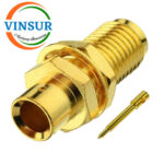 1192123D -- RF CONNECTOR - 50 OHMS , RP SMA FML , ST , BULKHEAD, SOLDER TYPE , RG402 (0.141 INCH)CABLE - Image 2