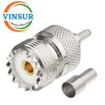 11C21014 -- RF CONNECTOR - 50 OHMS , UHF FEMALE , STRAIGHT , CRIMP TYPE , RG316,174 CABLE - Image 2