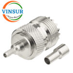 11C21014 -- RF CONNECTOR - 50 OHMS , UHF FEMALE , STRAIGHT , CRIMP TYPE , RG316,174 CABLE