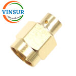 VSW-1151193D-55-- RF CONNECTOR - 50OHMS , SMA MALE , STRAIGHT , SOLDER TYPE , FOR RG402(.141) CABLE - Image 2
