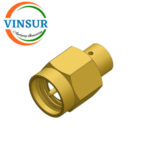 VSW-1151193D-55-- RF CONNECTOR - 50OHMS , SMA MALE , STRAIGHT , SOLDER TYPE , FOR RG402(.141) CABLE - Image 3