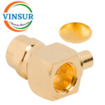 11F1203C -- RF CONNECTOR - 50 OHMS , SMC MALE , RIGHT ANGLE , SOLDER TYPE , RG405(0.086) CABLE - Image 2