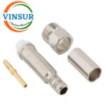 11H21015 -- RF CONNECTOR - 50 OHMS , FME FEMALE , STRAIGHT , CRIMP TYPE , RG316,RG142,LMR195  CABLE