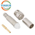 11H21015 -- RF CONNECTOR - 50 OHMS , FME FEMALE , STRAIGHT , CRIMP TYPE , RG316,RG142,LMR195  CABLE - Image 2