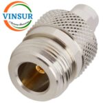 VSW-41120411-- RF CONNECTOR - 50OHMS, N-TYPE FEMALE TO SMA MALE STRAIGHT ADAPTER(12.5)