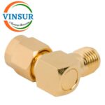 41410422 -- RF ADAPTER - 50 OHMS, SMA MALE TO SMA FEMALE RIGHT ANGLE ADAPTER - Image 2