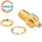 41421521 -- RF ADAPTER - 50 OHMS, SMA FEMALE TO SMB FEMALE STRAIGHT BULKHEAD ADAPTER - Image 2