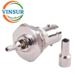 12321214 -- RF CONNECTOR - 75 OHMS , BNC FEMALE , STRAIGHT , BULKHEAD REAR MOUNT , CRIMP TYPE , RG316174 CABLE - Image 3