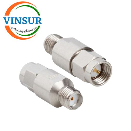 RF Fixed Attenuator (2W 10dB 500 KHZ ~ 6000 MHZ SMA Male to Female)
