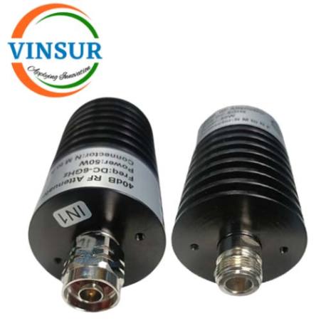 RF Fixed Attenuator (50W 40dBi DC-6GHz N Male to N Female)